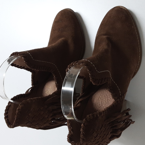 Ariat ankle boots Unbridled women suede Lilybootie whiskey in size 9 - Picture 3 of 14